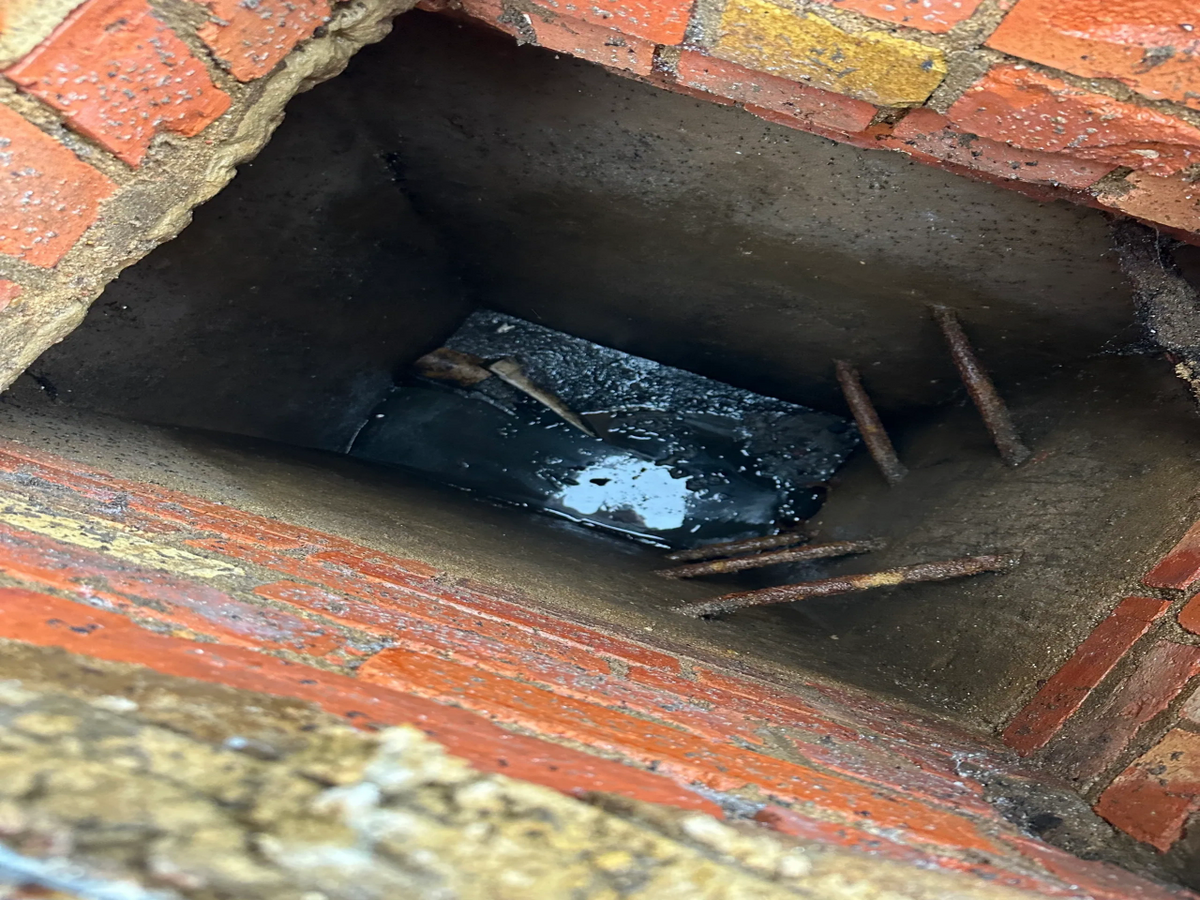 Completed drainage service